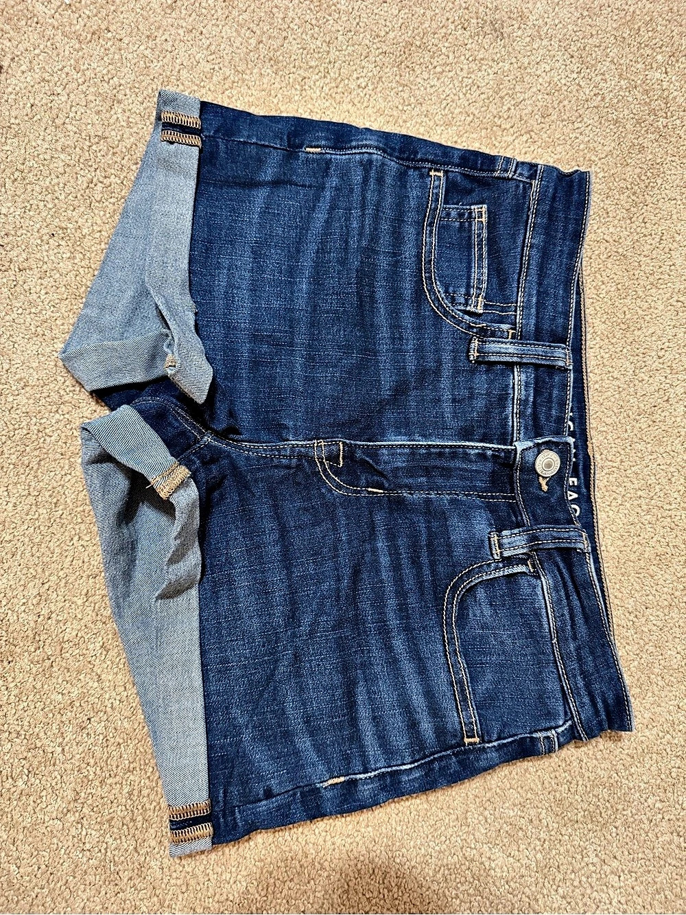 American Eagle Blue Denim Jean Shorts